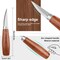 Wood Carving Knives with Leather Strop & Polishing Compound – Whittling Knife Set for Beginners, Adults & Kids (Sloyd Carving Knife)